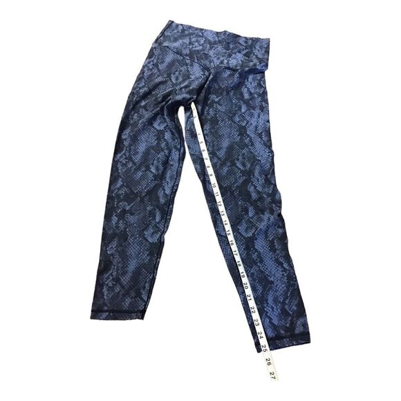 AEO Aerie Crossover Leggings Blue Snakeskin - Picture 3 of 6